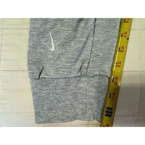 Nike Yoga Flow Pants 7/8 Joggers Sweats Lounge Workout Medium Gray - Picture 4 of 5